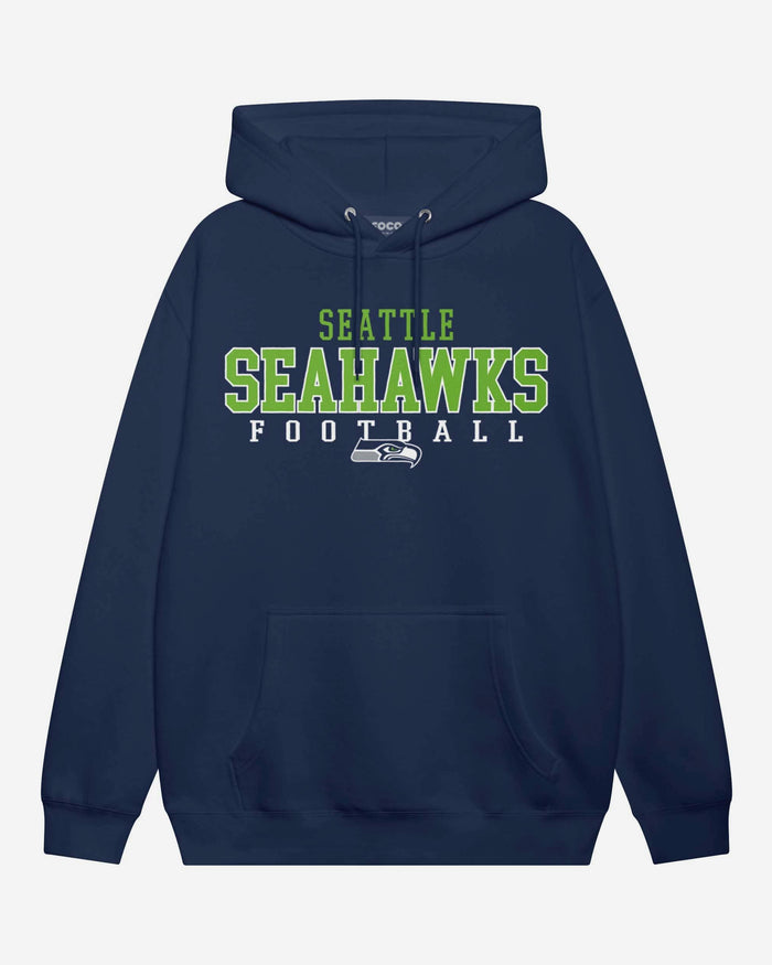 Seattle Seahawks Football Wordmark Hoodie FOCO S - FOCO.com