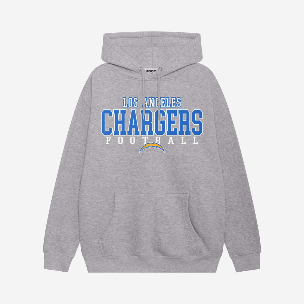 Los Angeles Chargers Football Wordmark Hoodie FOCO S - FOCO.com