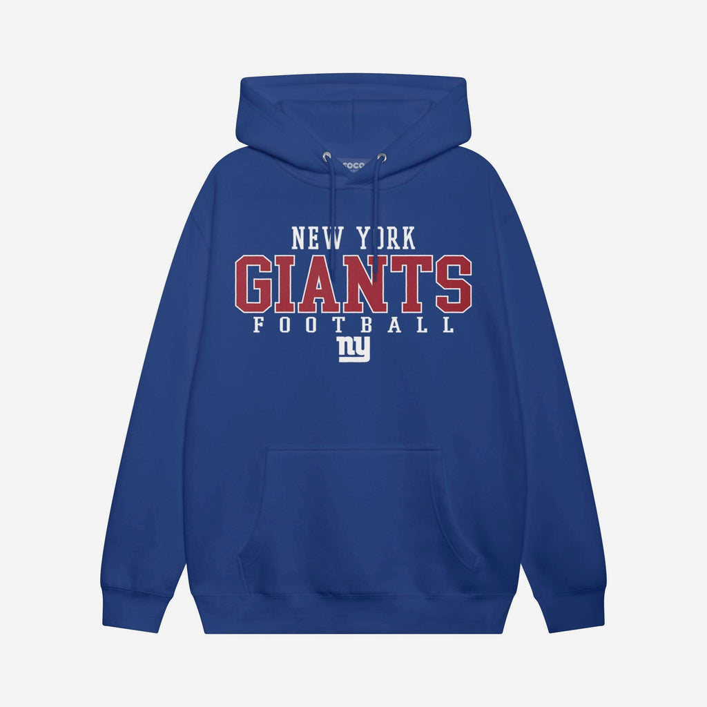 New York Giants Football Wordmark Hoodie FOCO S - FOCO.com