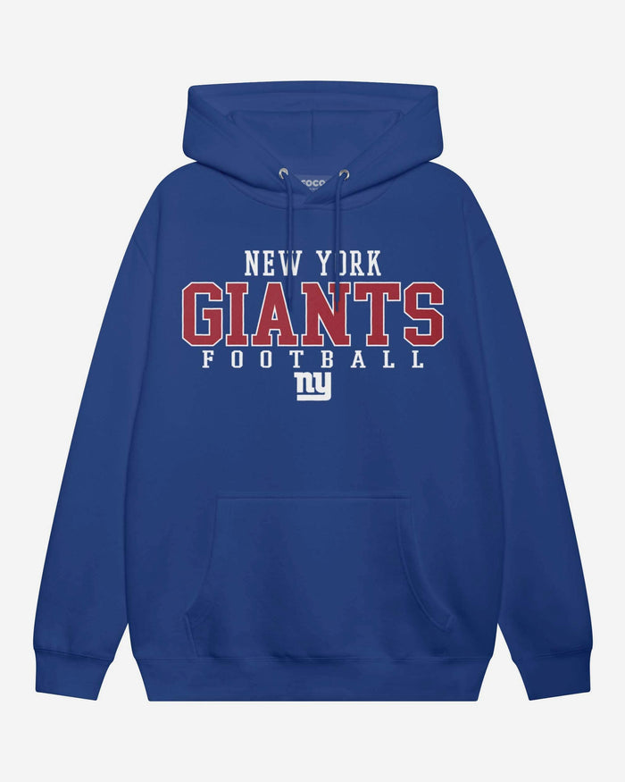 New York Giants Football Wordmark Hoodie FOCO S - FOCO.com