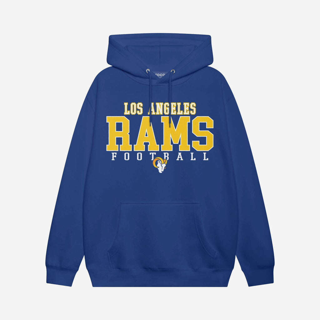 Los Angeles Rams Football Wordmark Hoodie FOCO S - FOCO.com