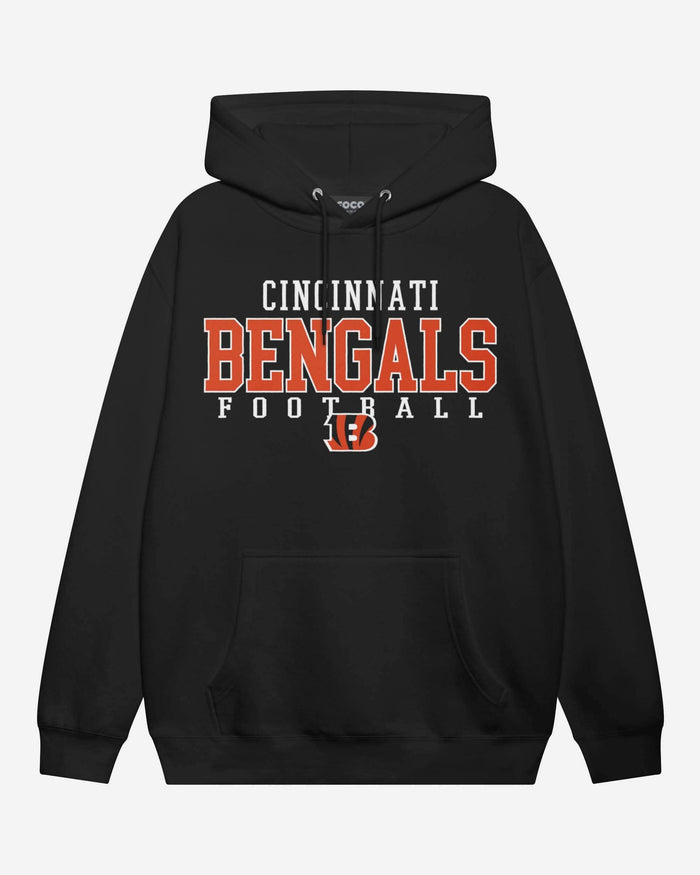 Cincinnati Bengals Football Wordmark Hoodie FOCO S - FOCO.com