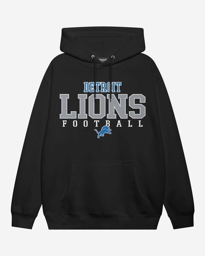 Detroit Lions Football Wordmark Hoodie FOCO S - FOCO.com