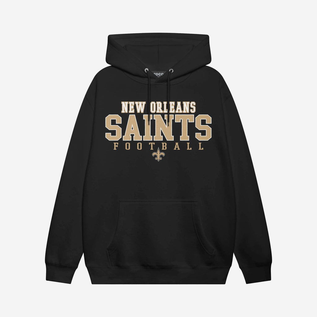 New Orleans Saints Football Wordmark Hoodie FOCO S - FOCO.com