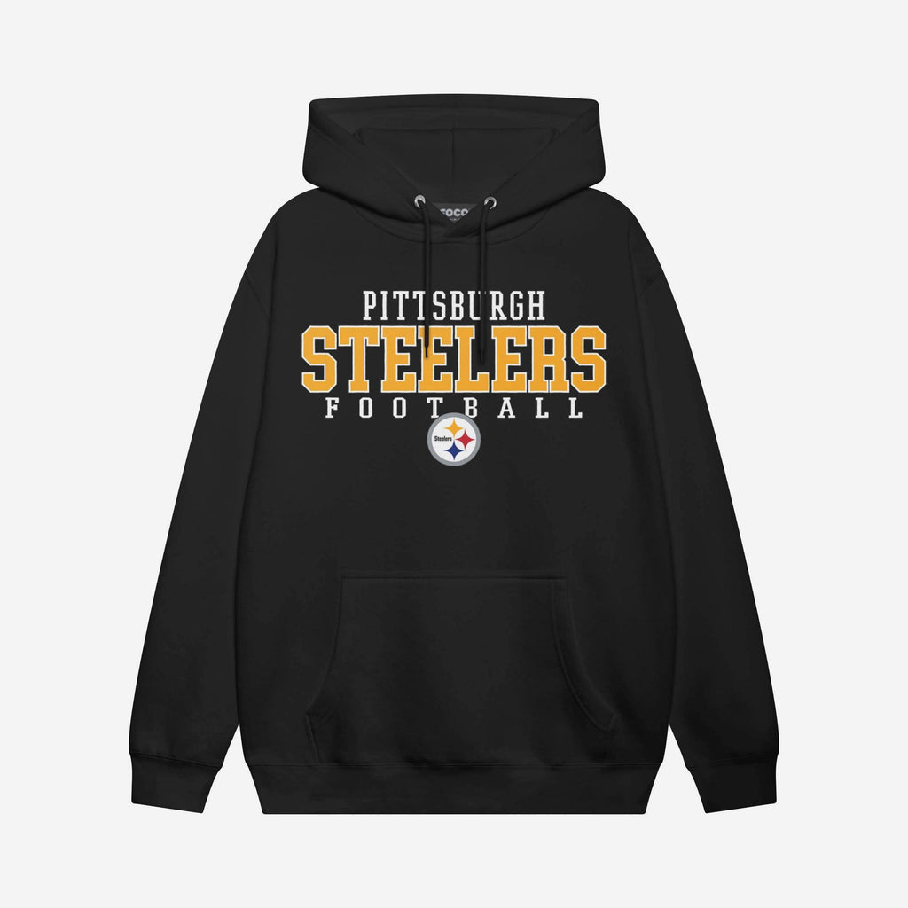 Pittsburgh Steelers Football Wordmark Hoodie FOCO S - FOCO.com