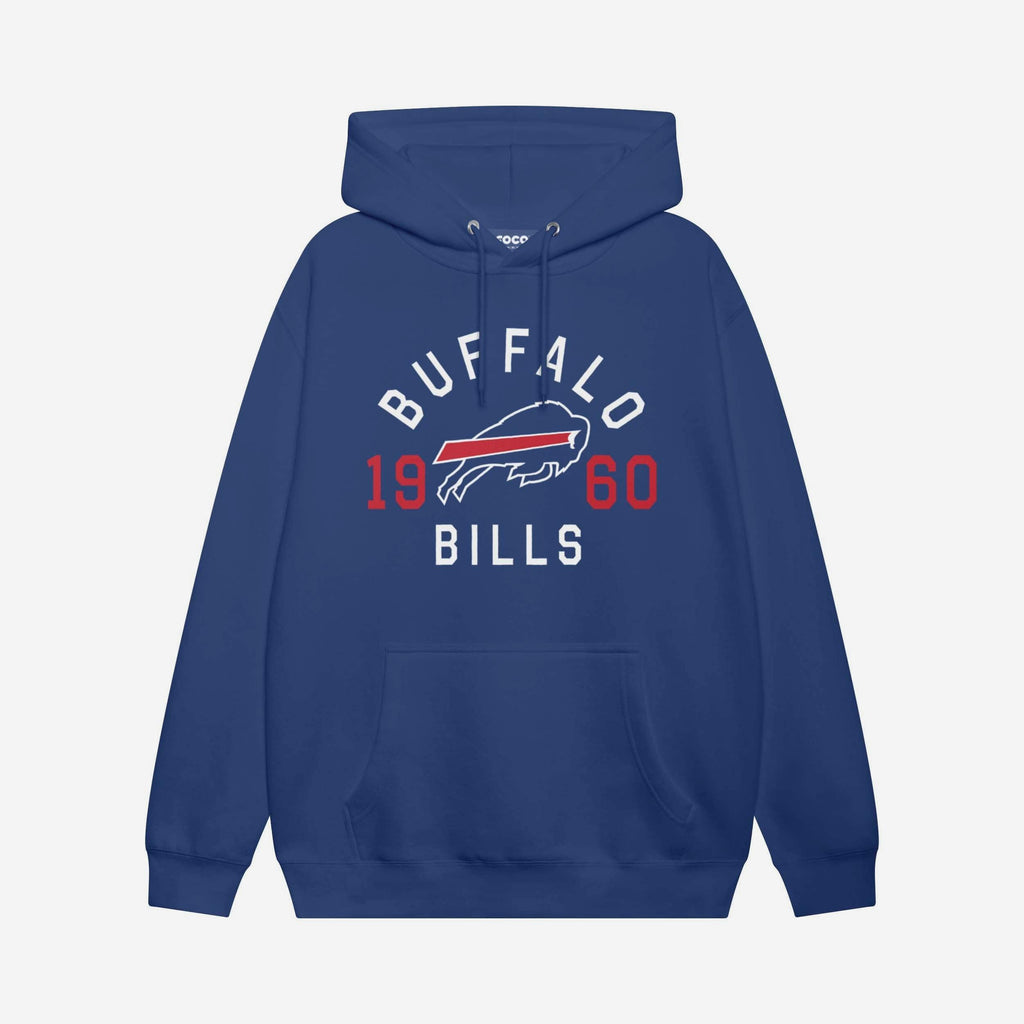 Buffalo Bills Heritage Print Hoodie FOCO True Royal S - FOCO.com