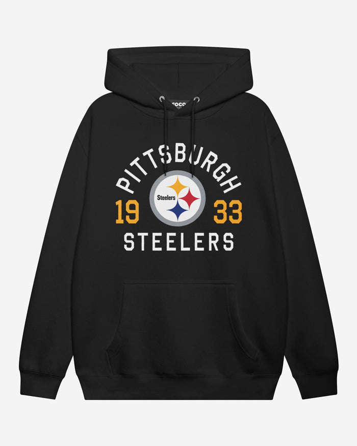 Pittsburgh Steelers Heritage Print Hoodie FOCO S - FOCO.com