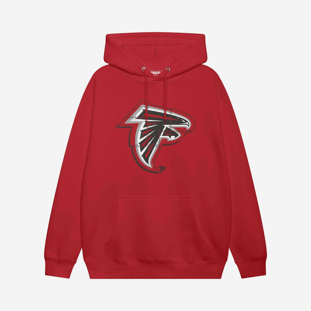 Atlanta Falcons Rivet Logo Hoodie FOCO S - FOCO.com
