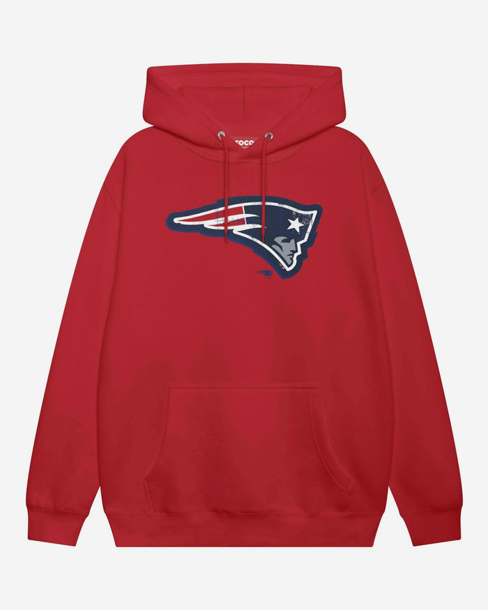 New England Patriots Rivet Logo Hoodie FOCO S - FOCO.com