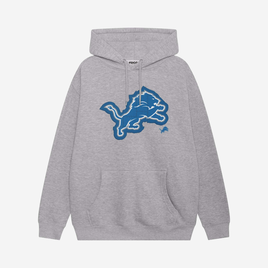 Detroit Lions Rivet Logo Hoodie FOCO S - FOCO.com