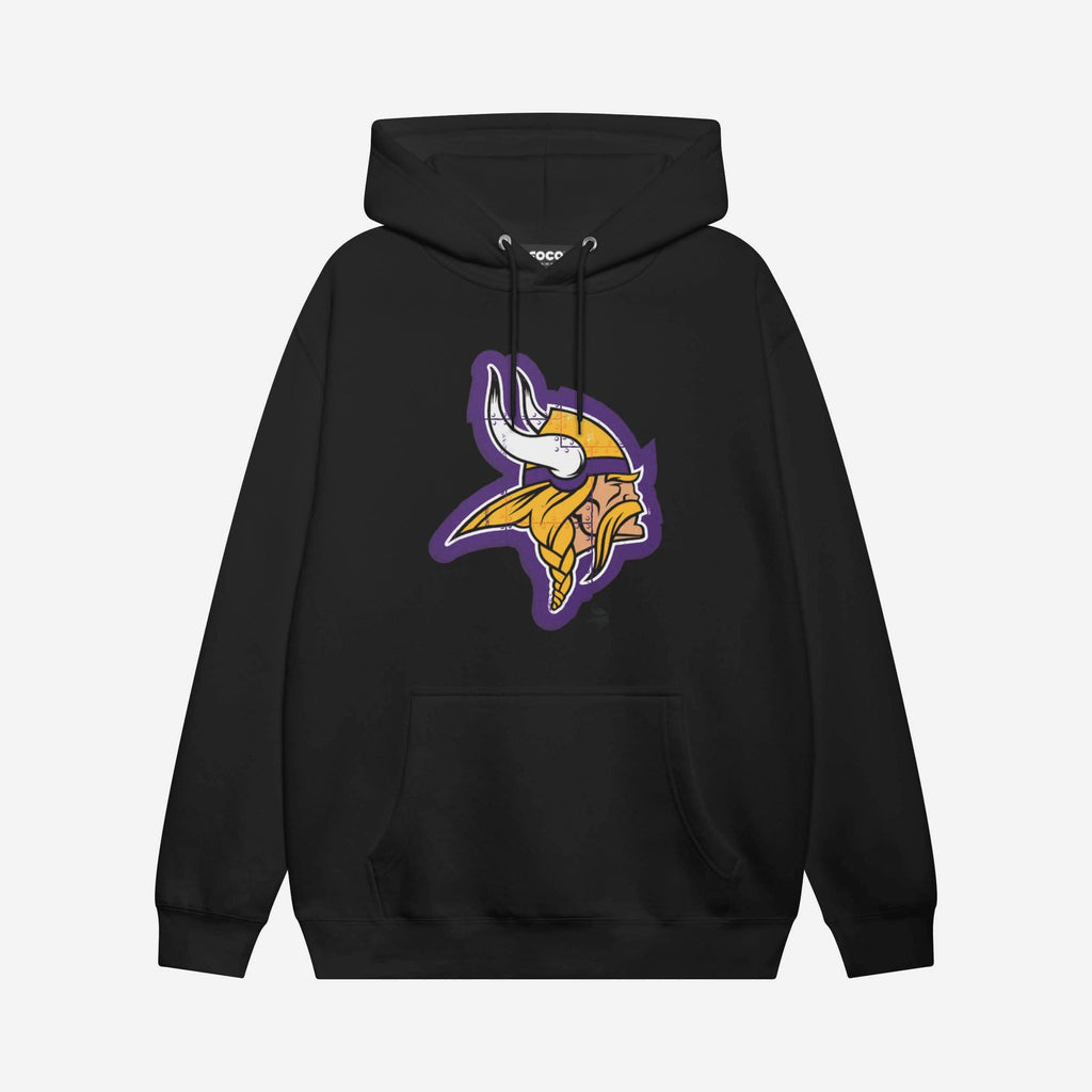 Minnesota Vikings Rivet Logo Hoodie FOCO S - FOCO.com