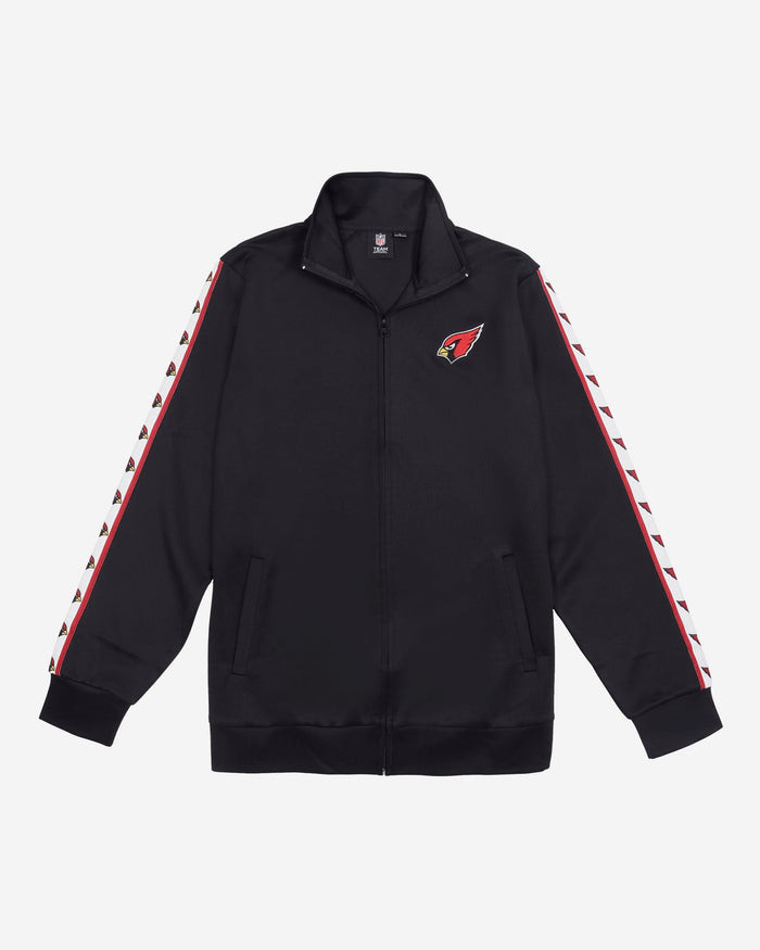 Arizona Cardinals Stripe Logo Track Jacket FOCO - FOCO.com