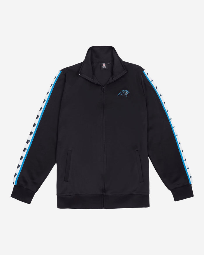 Carolina Panthers Stripe Logo Track Jacket FOCO - FOCO.com