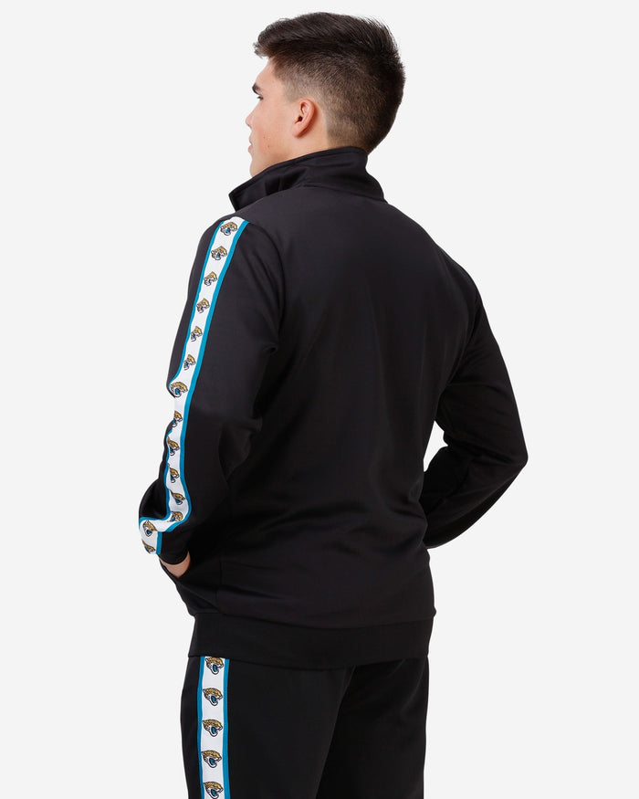 Jacksonville Jaguars Stripe Logo Track Jacket FOCO - FOCO.com