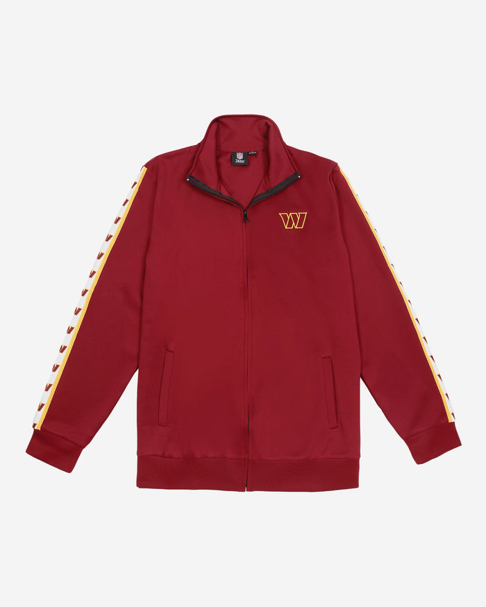 Washington Commanders Stripe Logo Track Jacket FOCO - FOCO.com