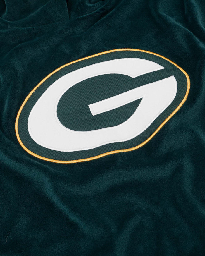 Green Bay Packers Velour Hooded Sweatshirt FOCO - FOCO.com