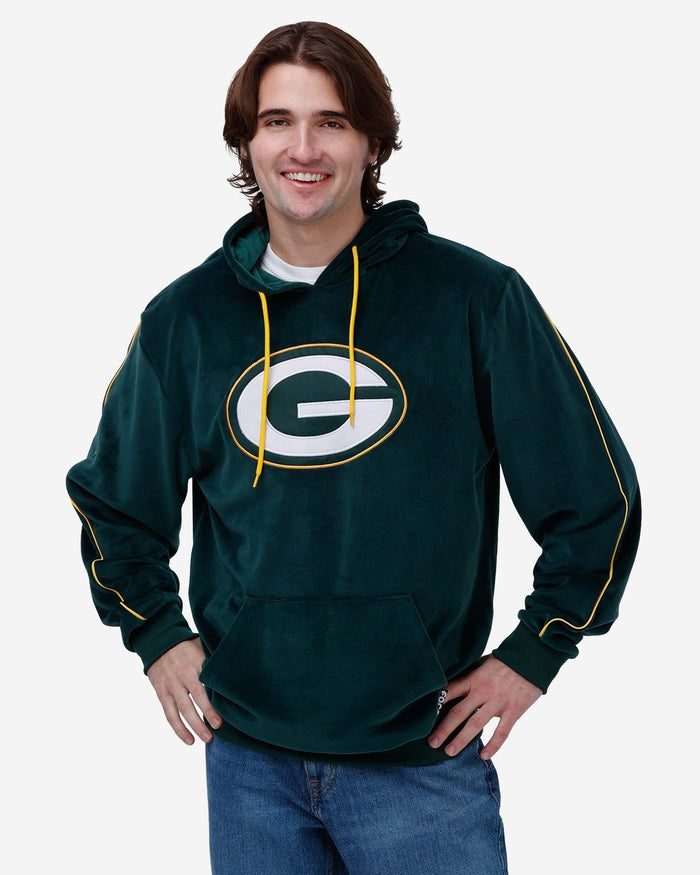 Green Bay Packers Velour Hooded Sweatshirt FOCO S - FOCO.com