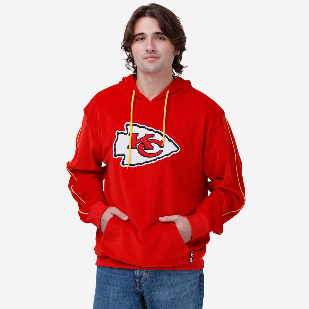 Kansas City Chiefs Velour Hooded Sweatshirt FOCO S - FOCO.com