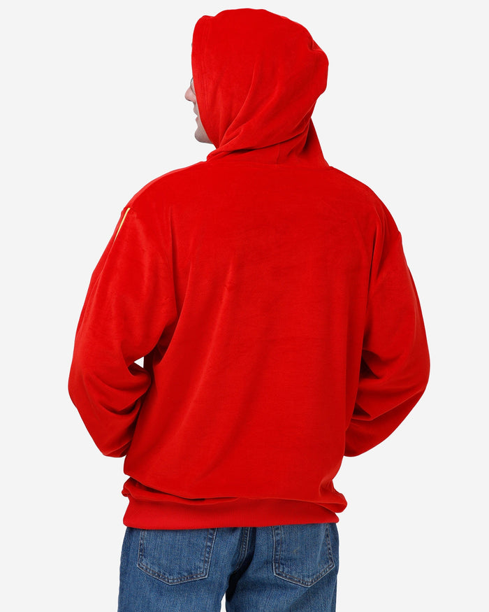 Kansas City Chiefs Velour Hooded Sweatshirt FOCO - FOCO.com