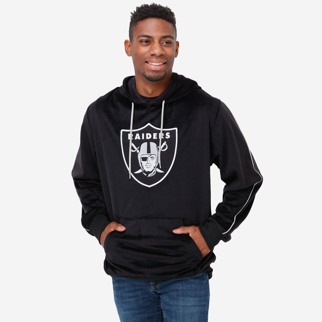 Las Vegas Raiders Velour Hooded Sweatshirt FOCO S - FOCO.com