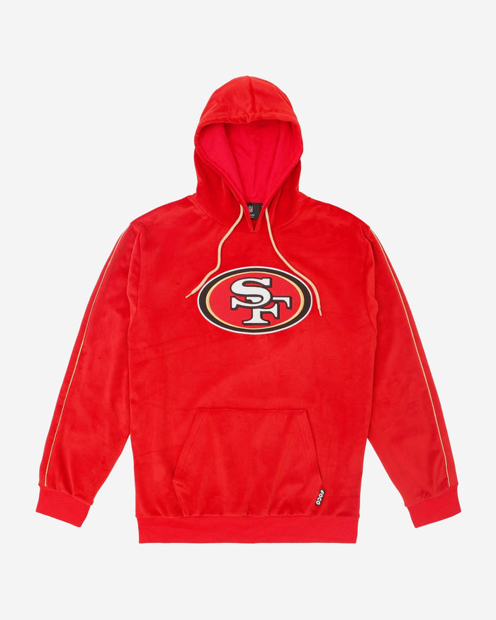 San Francisco 49ers Velour Hooded Sweatshirt FOCO - FOCO.com