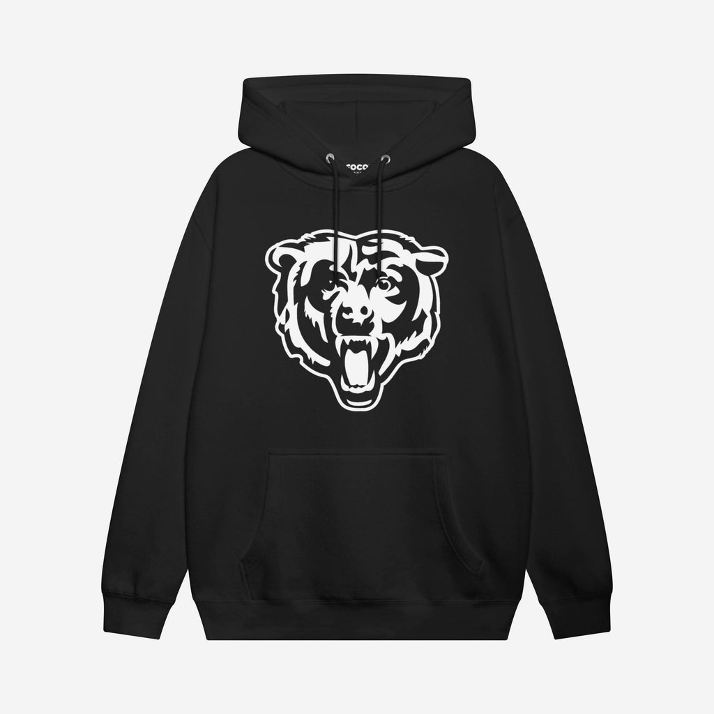Chicago Bears White Logo Hoodie FOCO S - FOCO.com