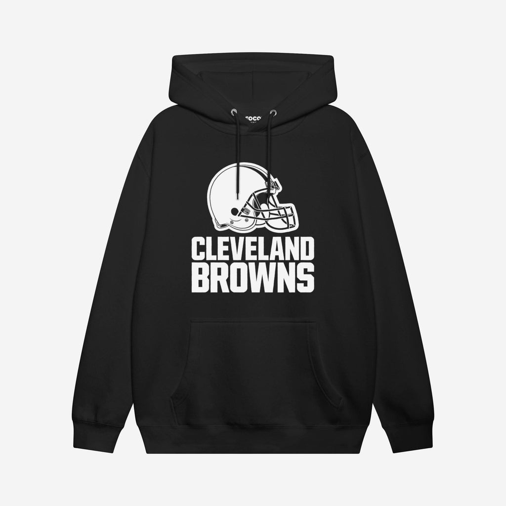 Cleveland Browns White Logo Hoodie FOCO S - FOCO.com