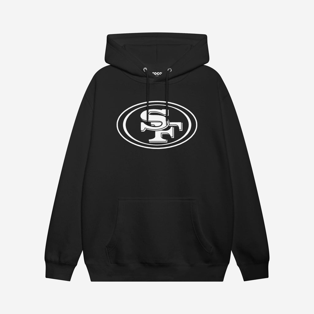 San Francisco 49ers White Logo Hoodie FOCO S - FOCO.com