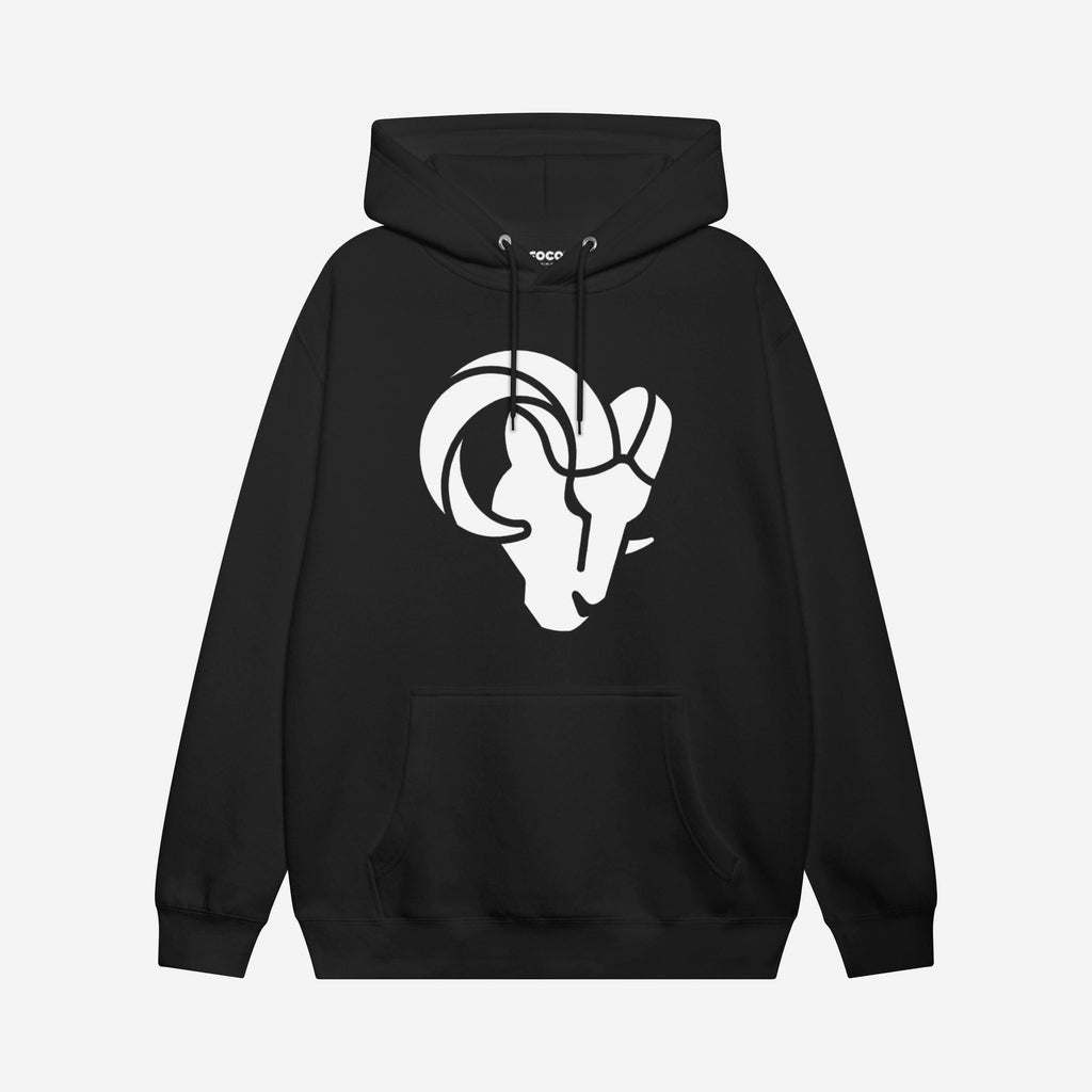 Los Angeles Rams White Logo Hoodie FOCO S - FOCO.com