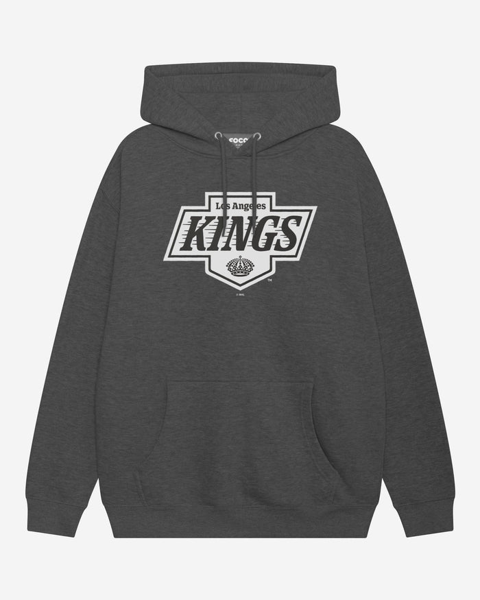 Los Angeles Kings Black & White Primary Logo Hoodie FOCO S - FOCO.com