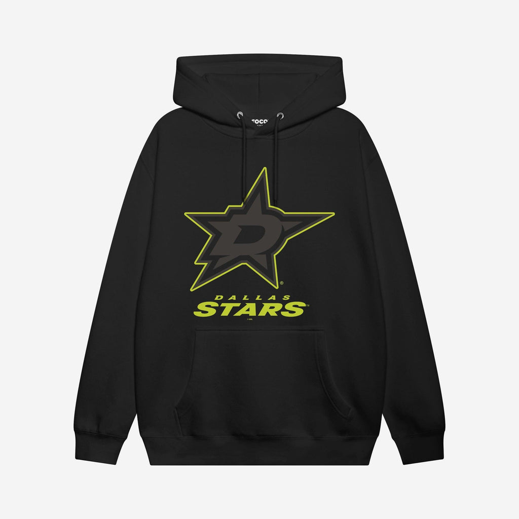 Dallas Stars Highlight Reel Hoodie FOCO Black/Volt S - FOCO.com