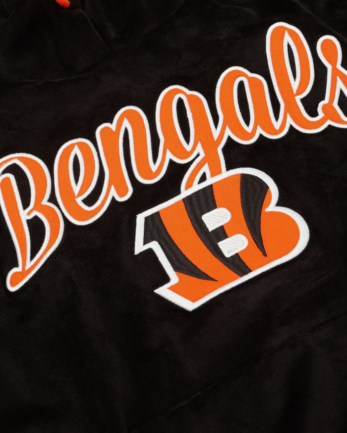 Cincinnati Bengals Womens Velour Hooded Sweatshirt FOCO - FOCO.com