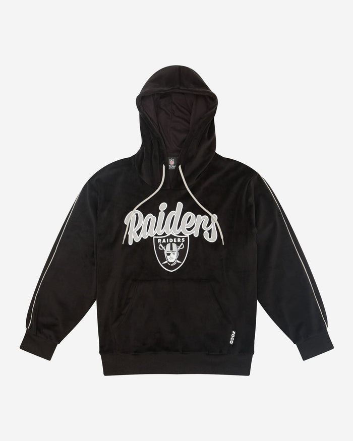 Las Vegas Raiders Womens Velour Hooded Sweatshirt FOCO - FOCO.com