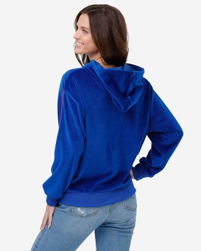 Buffalo Bills Womens Velour Hooded Sweatshirt FOCO - FOCO.com