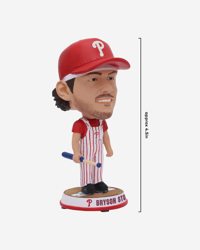 Bryson Stott Philadelphia Phillies Bib Overalls Mini Bighead Bobblehead FOCO - FOCO.com