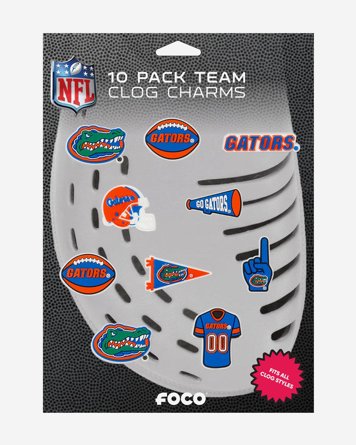 Florida Gators 10 Pack Team Clog Charms FOCO - FOCO.com