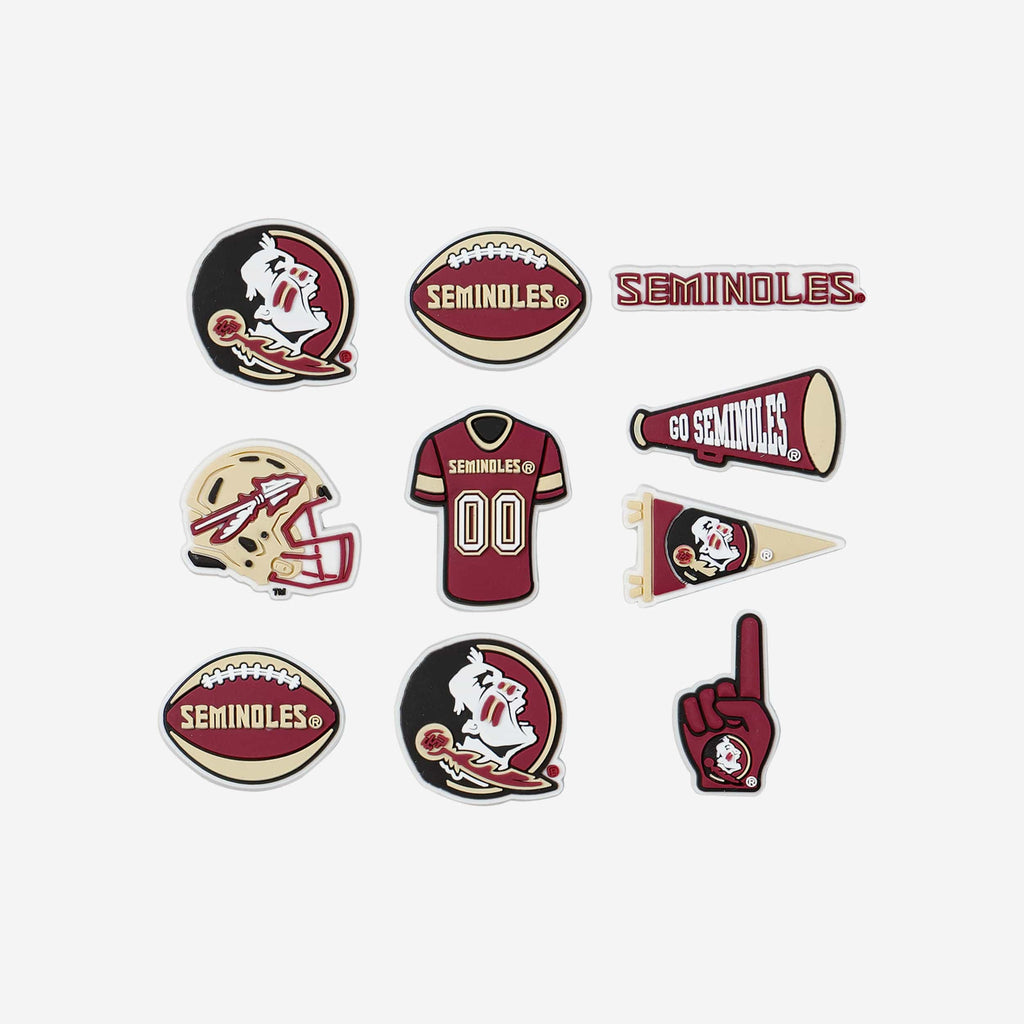 Florida State Seminoles 10 Pack Team Clog Charms FOCO - FOCO.com