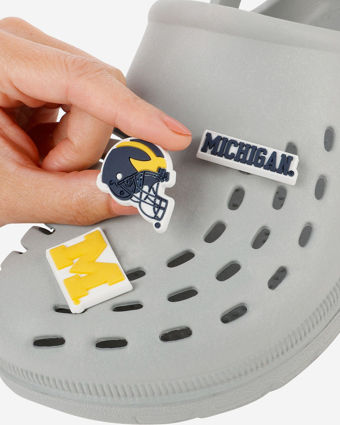 Michigan Wolverines 10 Pack Team Clog Charms FOCO - FOCO.com