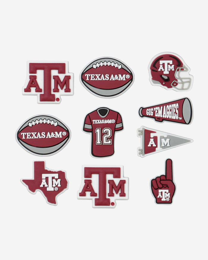 Texas A&M Aggies 10 Pack Team Clog Charms FOCO - FOCO.com