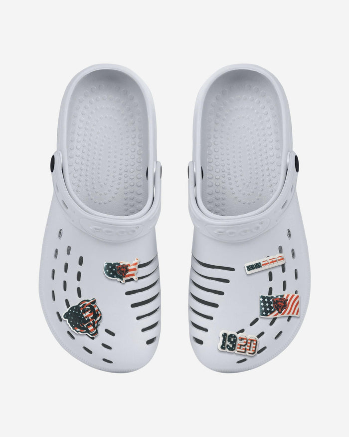 Chicago Bears Americana 5 Pack Team Clog Charms FOCO - FOCO.com