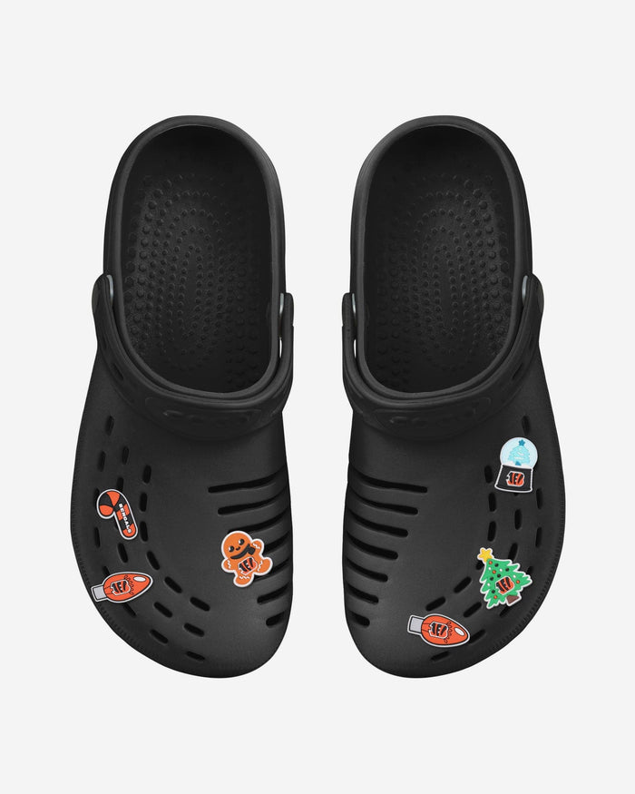 Cincinnati Bengals 6 Pack Holiday Team Clog Charms FOCO - FOCO.com