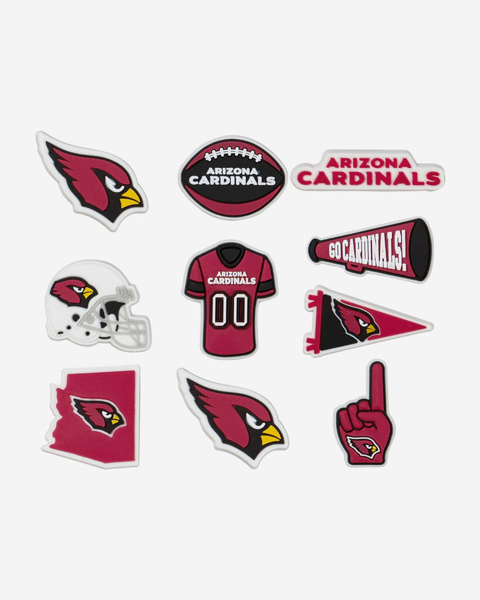 Arizona Cardinals 10 Pack Team Clog Charms FOCO - FOCO.com