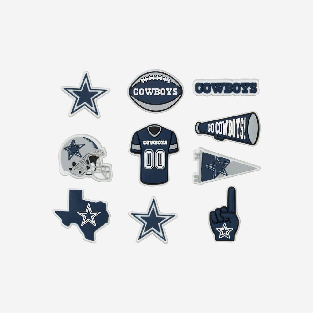 Dallas Cowboys 10 Pack Team Clog Charms FOCO - FOCO.com