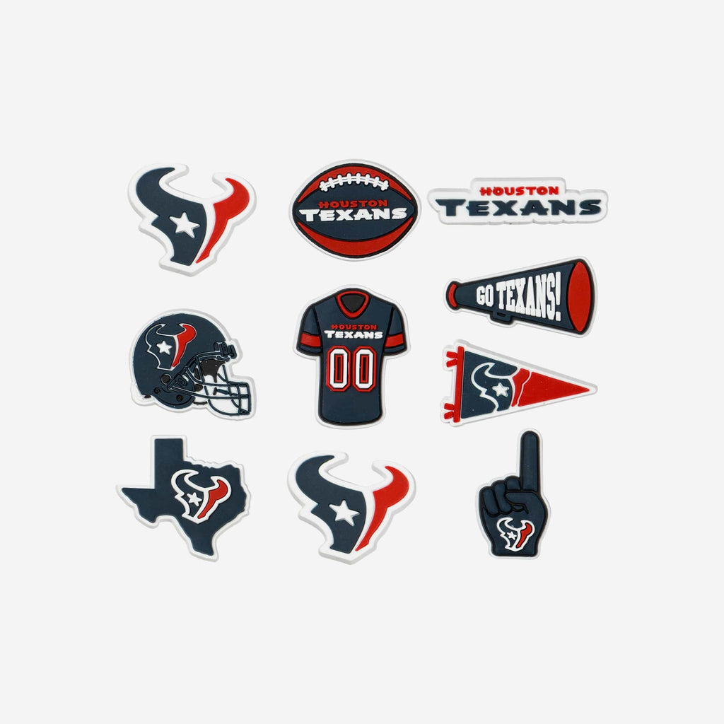 Houston Texans 10 Pack Team Clog Charms FOCO - FOCO.com