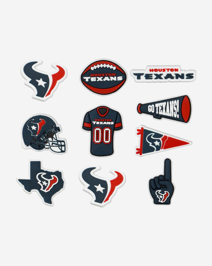 Houston Texans 10 Pack Team Clog Charms FOCO - FOCO.com