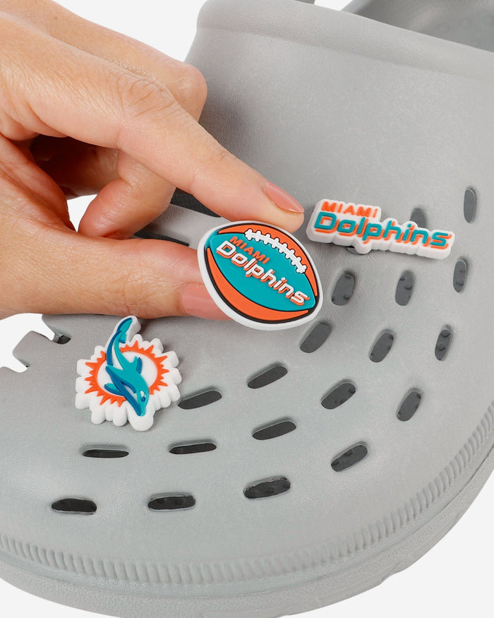 Miami Dolphins 10 Pack Team Clog Charms FOCO - FOCO.com