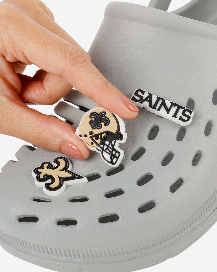 New Orleans Saints 10 Pack Team Clog Charms FOCO - FOCO.com