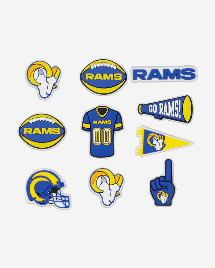 Los Angeles Rams 10 Pack Team Clog Charms FOCO - FOCO.com