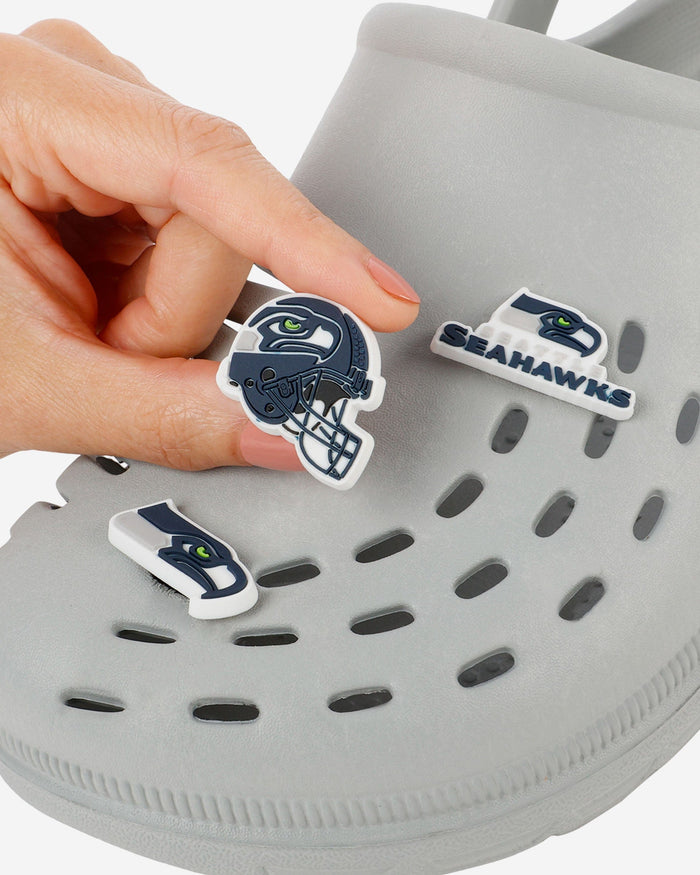 Seattle Seahawks 10 Pack Team Clog Charms FOCO - FOCO.com