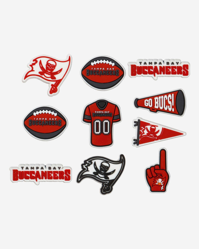 Tampa Bay Buccaneers 10 Pack Team Clog Charms FOCO - FOCO.com